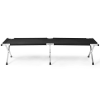 Portable Folding Camping Cot with Carrying Bag Army Black