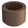 Smokeless Fire Pit, Portable Camping Bonfire Stove with Poker for Backyard Patio Picnic, Steel, Bronze