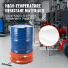 VEVOR Metal Drum Heater, 1200 Watt 10 inch Width, Pail Heating Band for 55 Gallon Barrel, 86-302Â°F Adjustable Thermostat