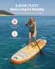 Inflatable Stand Up Paddle Board, 11.6' x 35" x 6" Wide Ultra-Light SUP Paddleboard, All Accessories Included, Pump, Paddle, Fin, Backpack