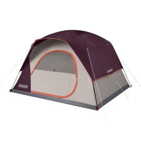 Coleman 6 Person Skydome&trade; Camping Tent (Option: Blackberry Blackberry)