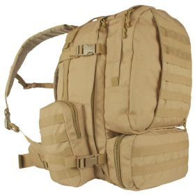ADVANCED 3 BACK PACK (Option: DAY COMBAT PACK  COYOTE)