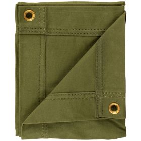 CANVAS TARP (Option: 4' X 6'  OLIVE DRAB)
