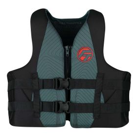 Full Throttle Adult Rapid (Option: Dry Life Jacket  2XL/4XL  Grey/Black)