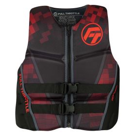 Full Throttle Men's Rapid (Option: Dry FlexBack Life Jacket  L  Black/Red)