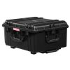 Weatherproof Hard Case, Heavy Duty Protective Dry Box Case with Pre-Cut Foam, Wheels & Retractable Pull Handles for Travel, Hunt, Military, Tactical