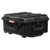 Weatherproof Hard Case, Heavy Duty Protective Dry Box Case with Pre-Cut Foam, Wheels & Retractable Pull Handles for Travel, Hunt, Military, Tactical