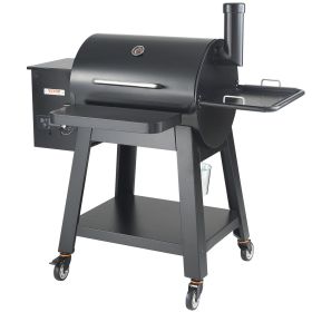 53 inch Portable Charcoal Grill, Propane Gas Grills with Cover and Cart, Heavy Duty Iron BBQ Grill, Mini Tabletop Smoker for Outdoor Cooking (Usage Area: 730 in, skip capacity: 20 lbs)