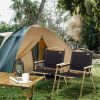 Pair of 2 Folding Camping Chairs / Beach Chair