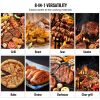53 inch Portable Charcoal Grill, Propane Gas Grills with Cover and Cart, Heavy Duty Iron BBQ Grill, Mini Tabletop Smoker for Outdoor Cooking
