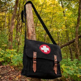 GERMAN STYLE MEDIC BAG (Option: Black)