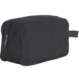 CANVAS TOILETRY BAG (Option: Black)